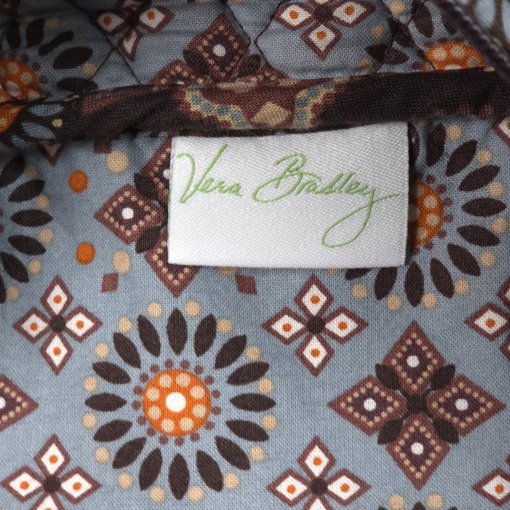 Vera Bradley Canyon Quilted Boho Brown Weekender Traveler Overnight Bag Tote - Picture 12 of 16
